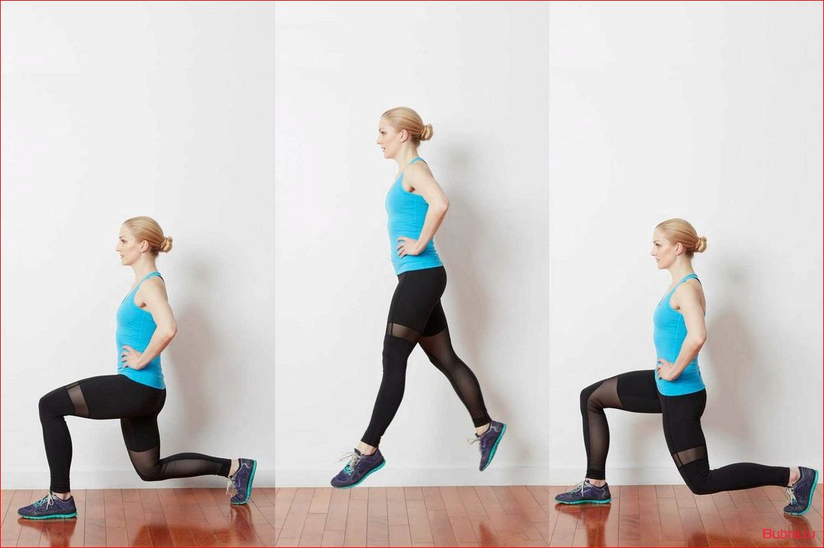 Выпады в прыжке: эффективный способ укрепить ноги и улучшить координацию