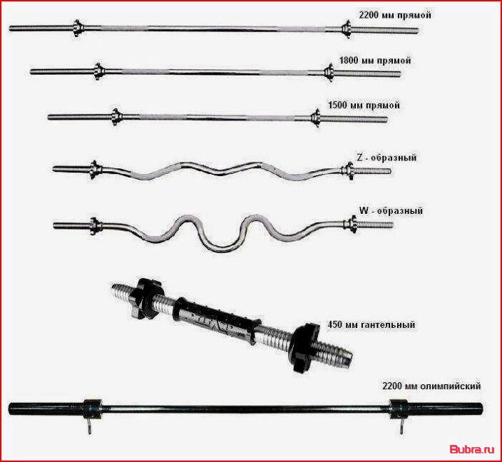 Сколько весит гриф от штанги: обзор основных разновидностей